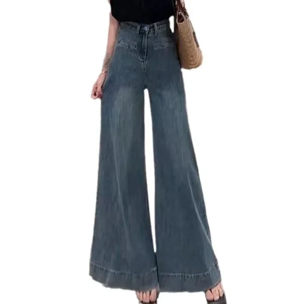 Calça feminina Vintage - Calça Jeans Flare